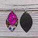 back of earring on the right