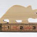 Toy Dinosaur Cutout Triceratops Handmade Unfinished Paintable Freestanding And Stackable From My Itty Bitty Animal Collection