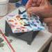 Creating Redbud Tree Heart Leaf Copper Enamel Light Switch Cover Plate