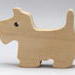 Handmade Wood Toy Puppy Cutout Scottish Terrier Dog, Unfinished and Ready to Paint From My Itty Bitty Animal Collection