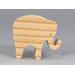 Toy Elephant Cutout Handmade Unfinished Unpainted Ready to Paint For Crafts Or Toys From My Itty Bitty Animal Collection