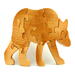 Handmade Wooden Toy Bear Puzzle a freestanding puzzle consisting of 15 interlocking wooden pieces.