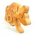 Handmade Wooden Toy Bear Puzzle a freestanding puzzle consisting of 15 interlocking wooden pieces.