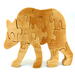 Handmade Wooden Toy Bear Puzzle a freestanding puzzle consisting of 15 interlocking wooden pieces.