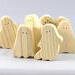 Halloween Ghost Cutouts, Set of 6 Silly Spooks, Handmade Unpainted, Paintable