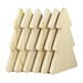Handmade Wood Christmas Tree Cutout Unfinished Freestanding Sanded Paintable and Ready to Paint for Crafts and Decoration