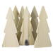 Handmade Wood Christmas Tree Cutout Unfinished Freestanding Sanded Paintable and Ready to Paint for Crafts and Decoration