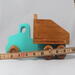Handmade Wooden Toy Dump Truck, Painted in Your Choice of Colors, From My Easy 5 Truck Fleet Collection