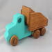 Handmade Wooden Toy Dump Truck, Painted in Your Choice of Colors, From My Easy 5 Truck Fleet Collection
