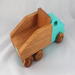 Handmade Wooden Toy Dump Truck, Painted in Your Choice of Colors, From My Easy 5 Truck Fleet Collection