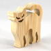 Halloween Cat Cutout, Handmade, Unfinished, Freestanding, and Ready to Paint, Wood Animal From My Snazzy Spooks Collection