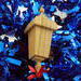 Handmade Wood Birdhouse Christmas Tree Ornament Handmade Collectable