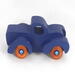 Toy Pickup Truck With Fat Fenders HandA handmade wooden toy pickup truck with large fenders, painted in nontoxic navy blue and metallic sapphire blue and finished with non-marring amber shellac on the wheels.made and Painted Navy Blue