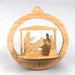 Nativity 3D Christmas Tree Ornament, Handmade and Finished In The USA