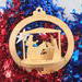 Nativity 3D Christmas Tree Ornament, Handmade and Finished In The USA