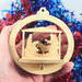 Nativity 3D Christmas Tree Ornament, Handmade and Finished In The USA