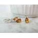 Citrine Pear Necklace and Earring Set in Sterling Silver
