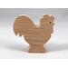 Wood Toy Rooster/Chicken Blank Cutout, Handmade, Unfinished, Unpainted, Paintable, and Ready to Paint From My Itty Bitty Animal Collection