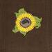 Sunflower of Brown Bamboo Towel