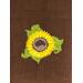 Closeup Sunflower on Bamboo Towel
