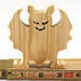 Halloween Bat Cutout Handmade And Unfinished Freestanding Decoration For Craft or Play From My Snazzy Spooks Collection