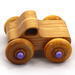 Handmade Wood Toy Monster Pickup Truck Finished with Satin Polyurethane, Shellac, and Metallic Purple Paint From My  Play Pal Collection