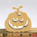 Halloween Jack-O-Lantern Pumpkin Cutout Handmade Unpainted Freestanding For Decor or Toys From My Snazzy Spooks Collection