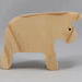 Handmade wooden bull toy cutout unpainted and ready to paint. It is free standing and stackable. From my Itty Bitty Animal Collection.