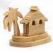 Mini Nativity Scene Christmas Decoration Made from Poplar Hardwood and Finished with a Custom Blend of Mineral Oil and Wax