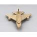 Handmade Wood Toy Airplane Jet Fighter Unfinished Unpainted Paintable Ready For Painting - Made To Order