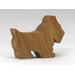 Handmade Wood Toy Scottie Dog Cutout Finished With A Custom Blend Of Mineral Oil And Beeswax Blend Freestanding Stackable From My Itty Bitty Animal Collection