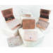 Grouping of Tiny Hinge Lid  copper and silver trinket boxes