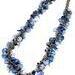Blue Shaggy Loop Chainmaille Necklace