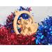 Wood 3D Angels and Tree Christmas Tree Ornament Handmade And Finished