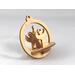 Wood 3D Angels and Tree Christmas Tree Ornament Handmade And Finished