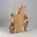 Wood Puzzle, Unicorn Family, Mom, and Babies, Handmade and Finished Freestanding Stackable Toy Fantasy Animal