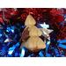 Handmade Wood Birdhouse Ornament Collectable Christmas Tree Ornament shapeed like a Christmas tree. Made from select-grade hardwoods, hand-sanded, and finished with a custom blend of oils and waxes using traditional woodworking tools.