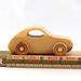 Handmade Wood Toy Car Classic In the Style Of A '57 Bug Made From Laminated Hardwood And Hand Finished With Polyurethane From My Play Pal Collection