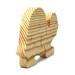 Handmade wood turtle puzzle: simple five piece puzzle ideal for small children.