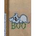 Ruler with Ghost on a Butter colored Microfiber Towel