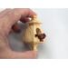 Handmade Wood Miniature Birdhouse Ornament crafted using only the finest select hardwoods and traditional woodworking tools. Each ornament is individually finished with a blend of mineral oil and beeswax to bring out the natural beauty of the wood.