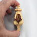 Handmade Wood Miniature Birdhouse Ornament crafted using only the finest select hardwoods and traditional woodworking tools. Each ornament is individually finished with a blend of mineral oil and beeswax to bring out the natural beauty of the wood.