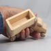 Handmade Wood Toy Semi Tractor Trailer Truck Crafted from Unfinished Bare Wood From My Play Pal Collection