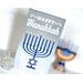 Happy Hanukkah Sign, Menorah With Jewish Star Of David

Celebrate the miracle of lights with this traditional Happy Hanukkah sign. This will make a beautiful addition to your Jewish holiday decor with its gray and blue ombre background and bright blue lit menorah displaying the star of David. Give this unique sign as a gift or keep it or yourself to pass down for generations to come. This sign comes ready to hang and can also stand alone on a shelf or mantel.