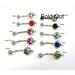 your choice of 9 Belly ring colors