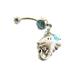 Cute Stingray Belly Button Ring