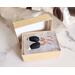 Black Alligator Teeth Copper Earrings in Packaging