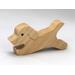 Wood Toy Animal Dog Family Stacker Puzzle, Dad Mom and Puppies, Handmade and Finished with Hot Mineral Oil and Beeswax