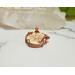 Flower Pottery Copper Wire Wrapped Pendant