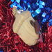 Handmade Wood Birdhouse Ornament Collectable Christmas Tree Ornament shapeed like a Christmas tree. Made from select-grade hardwoods, hand-sanded, and finished with a custom blend of oils and waxes using traditional woodworking tools.